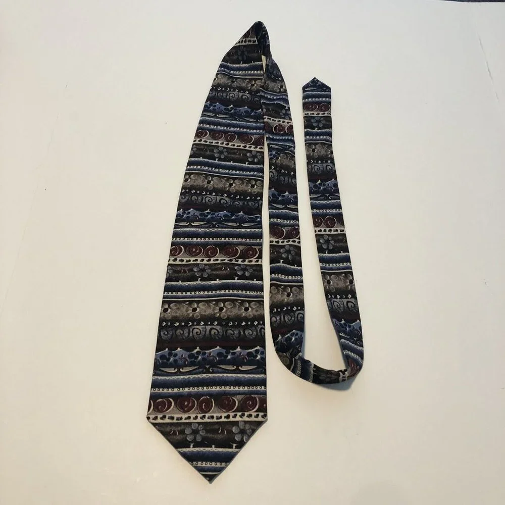 3 Jerry Garcia Grateful Dead 100% Silk Ties 1996 Hieroglyphics Col. 25 Abstract